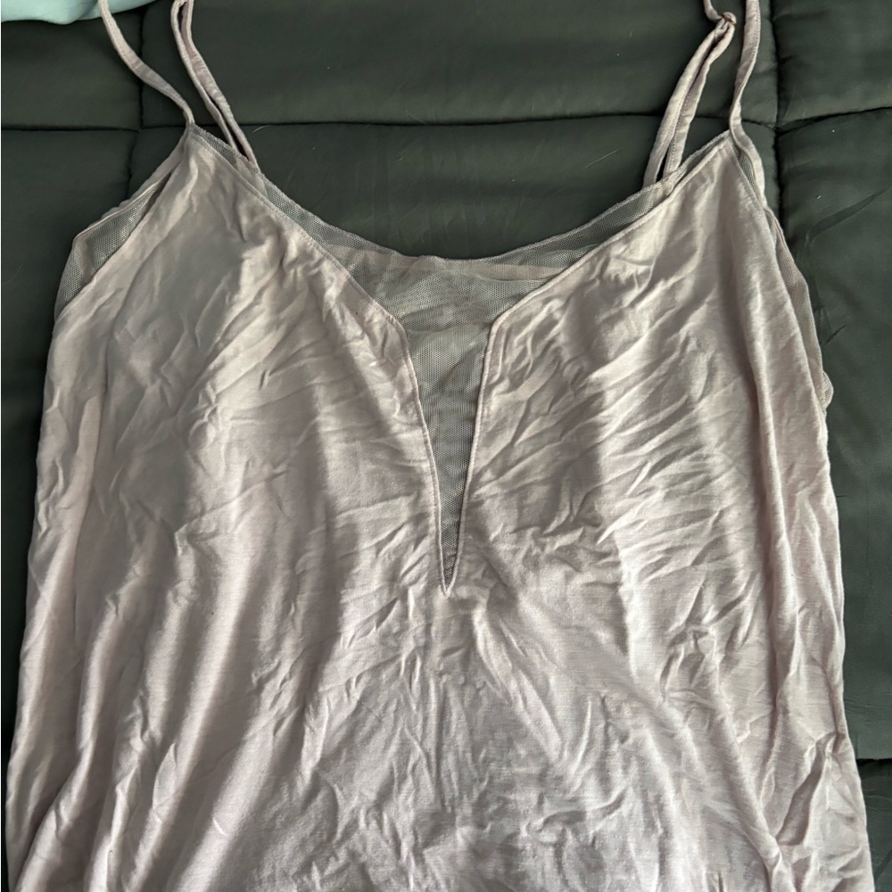 Elegant Women's Gray Spaghetti Strap Top